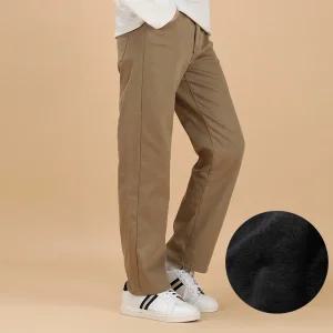 따뜻한 겨울 본딩 기모 세미 와이드 밴츠 NJCP-8687