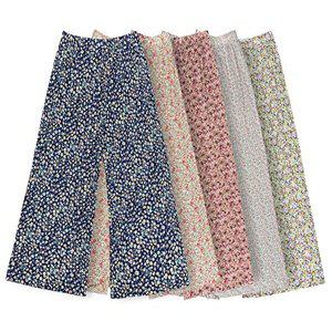 [유니미스]2장세트 유니미스 9부 꽃무늬 몸빼바지 고무줄 바지