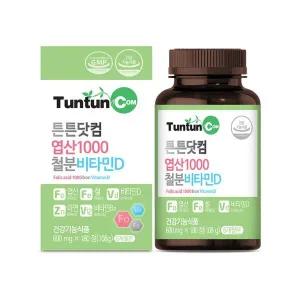 [하프클럽/튼튼닷컴]튼튼닷컴 엽산1000철분비타민D (6개월분)