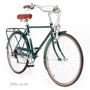 자이크 클래식 하이브리드 남성 바구니 자전거 세인트버킨 green