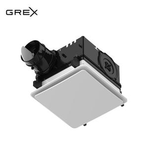 [인채널]그렉스 욕실 환풍기 전동뎀퍼일체형 사각고정압팬 GN-90MDS