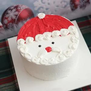 [갓샵] 크리스마스 산타 클레이 모형 케이크 DIY 만들기 세트 [생크림 가짜 케익 스티로폼 데코덴 크림 키