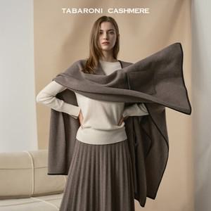 캐시미어 100 여성 케이프숄코트+벨트