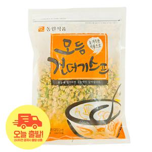 [얌얌마켓] 우동 모듬건더기스프 250g 후레이크 튀김우동 고명