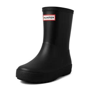헌터 키즈 오리지널 퍼스트 아동 주니어 패션 레인부츠 장화 장마 블랙 HFRK0002242-BLK