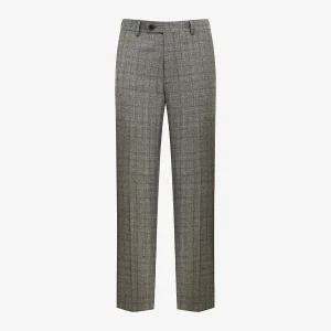 [파렌하이트] [GRANDCRU] 글렌체크 싱글 수트 팬츠 멜란지그레이 (FHPAX2031)