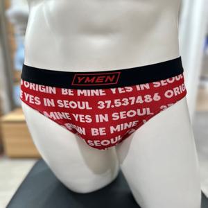 [AK플라자] [보디가드] 예스 YD01 쟈가드 레드 서울 남자 삼각팬티 YSMPYA51