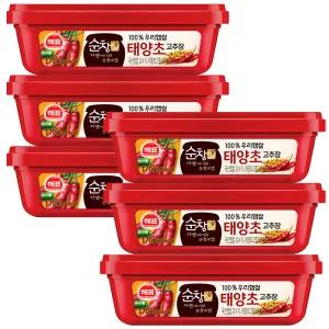 사조 해표 순창궁 우리햅쌀 태양초 고추장 170g x 6개 / 장류