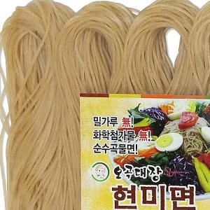 현미면 건강식 500g 곡물면 멸치맛 국수면 국수 스프 밀가루없는 오곡대장 간편식 웰빙음식 쌀국수bcd131