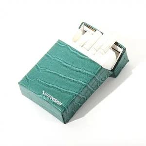 민트 가죽 담배케이스(일반형) 슬림파우치캐이스