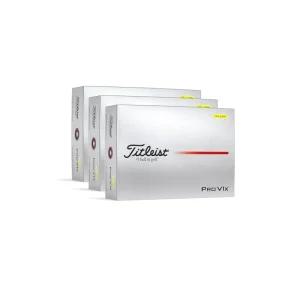 타이틀리스트 PRO V1x 2025 옐로우 3더스 세트(36구)