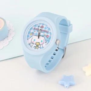 시나모롤 실리콘 바늘계 783358어린이계 귀여운 캐릭터계 아이들이좋아하는 손목계 키즈계 생일선물 여아