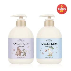 [비욘드](Only SSG) 엔젤 키즈 샴푸 700ml  + 바디워시 700ml