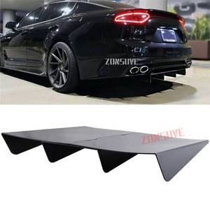 스팅어 스포일러 기아 리어 디퓨저 범퍼 립 스플리터 상어 지느러미 바디킷 악세사리 ABS 플라스틱