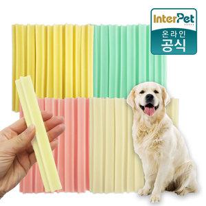 덴탈헬스자이언트 10개묶음 대량구매 대형건껌 4가지맛