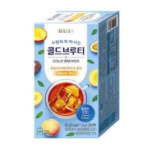 담터 콜드브루티 복숭아&패션후르츠 20T