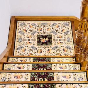 크리피 계단 트레드는 나무 계단용 미끄럼 방지 스퀘어 카페 트레드 러너 필 및 스틱 라이저 셀프 재사용 랜딩 매트 31인치