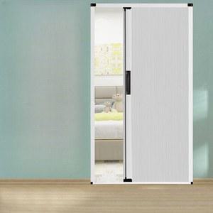 홀딩도어 중문자바라 칸막이 방풍 현관중문자바라 창고문 레드우드 하얀커튼 DS BB