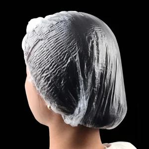 헤어캡 염색용 일회용 100p 헤어 망 컬러 제 미용 도구 염색 장비 두건 팩 장갑 소품