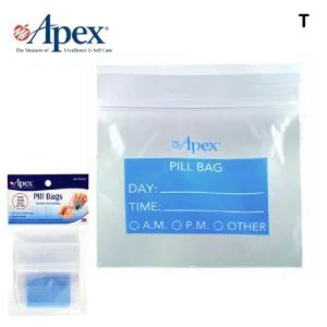 CP08 아펙스 약봉지 50개입/포장/봉투/지퍼백/소형/스탠딩/투명/선물/비닐/대형/PVC/중형/포장용/세트/무지