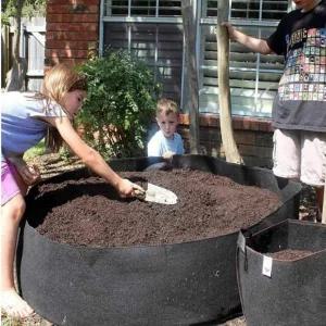 [골드스마일]화분 텃밭 블랙 미니 가드닝 용기 옥상 정원 가꾸기
