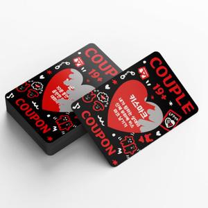 19+커플복권 카드 긁는 성인 이색 미션게임 연인