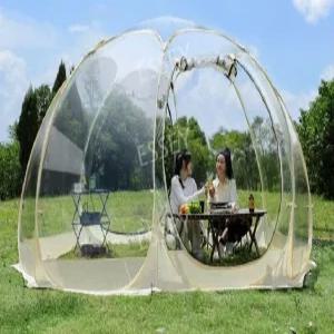 카페 테라스 야외 투명돔텐트 이글루 루프탑 캠핑