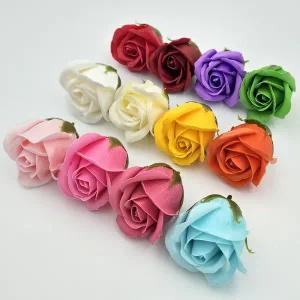 3겹 클래식형 장미비누꽃 한송이/재료 비누꽃 도매