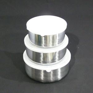 좌대용 떡밥그릇3종세트  스텐재질로 중층낚시밥그릇중 품질이가장우수한제품입니다