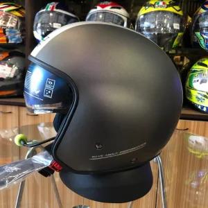 레트로 헬멧 바이크 클래식 카본 홍진 경량 쉴드 스쿠터 페이스 오토바이 하이바