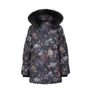 [크로커다일레이디] 크로커다일레이디 프린트 덕다운 패딩점퍼CLCWDW106