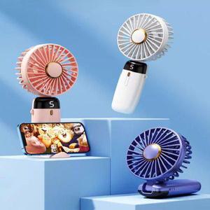 접이식휴대용선풍기 소형 미니 충전 사무실 책상 홀더 전기 USB 탁상용
