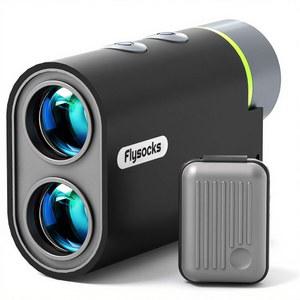 [미국배송] 슬로프가 있는 플라이삭스 골프 레인지파인더 골프용 1100YD 90% 고변속기 진동이 깃대 잠금장치 7배 배율 800MAH 충전식 배터리 액세서리