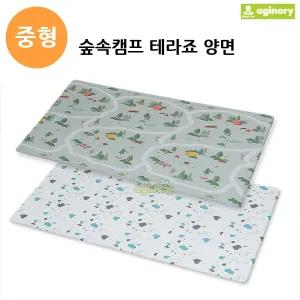 양면 숲속캠프 테라죠 놀이방매트 중 놀이방 놀이매트 홈매트 플레이 매트
