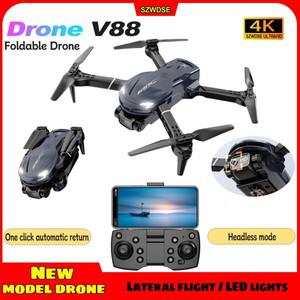 RC카 무선조종 장난감 크리스마스 선물 트럭 헬리콥터 비행기 드론 중장비 원격제어 리모콘신형 V88 드론 4