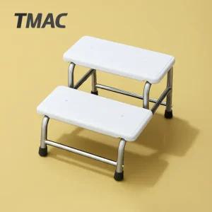 티맥 ABS 계단발판 가정용 스텝스툴 철제발판 스텐 계단식 미니 사다리