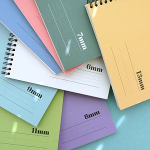 더메모 기본 스프링 유선 노트 라인 필기 노트 공책 연습장 초등학생 중학생 고등학생 80pages