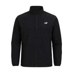 뉴발란스 에센셜 러닝 우븐 러닝 남성 바람막이 집업 자켓 점퍼 블랙 MJ41243-BK