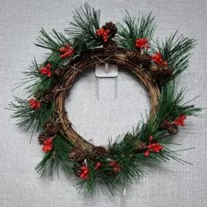 ( )솔방울 꽃 크리스마스 코사지 리스 만들기 리스 솔방울20개 장식품