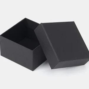 블랙 사각 하드 심플 선물상자 박스 2p 9.5X9.5cm