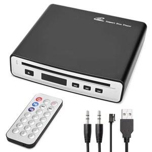 자동차용 외장 범용 CD 플레이어 - 자동차, 노트북, TV, Mac, 컴퓨터 플러그 앤 플레이에 AUX 포트 플러그가 있는 휴대용