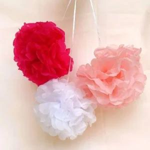 파티 장식 20cm 종이꽃 파티룸 인테리어 (WFFUNM7)