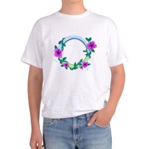 길단 아시아핏 반팔티 꽃링 꽃반지 옥반지 사랑의 서약 왼쪽 손가락그림 다양한색상 전사이즈