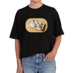 길단 반팔 USA핏 만두 교자 깔끔한 모양의 음식 김치만두일까그림 다양한색상 전사이즈