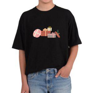 길단 반팔 USA핏 선물상자 크리스마스선물 생일선물졸업선물그림 다양한색상 전사이즈