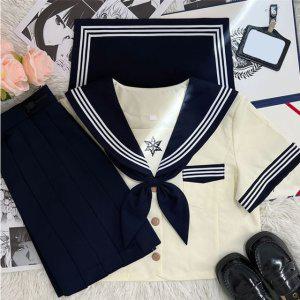 세라복코스프레 마린 교복코스프레 3버튼 코스프