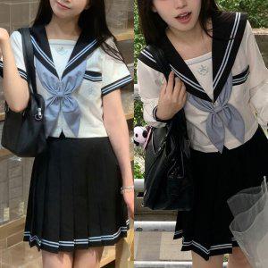 두줄라인 세일러복 세라복 교복코스프레 일본교복