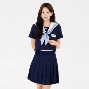 세줄믹스라인 교복코스프레 교복세트 프레피룩 코