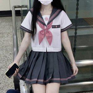 그레이 교복 세트 일본교복대여 교복코스프레 세