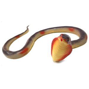 중형 비단뱀 모형 완구 동물 교육용 자연과학 학습 피규어 세트